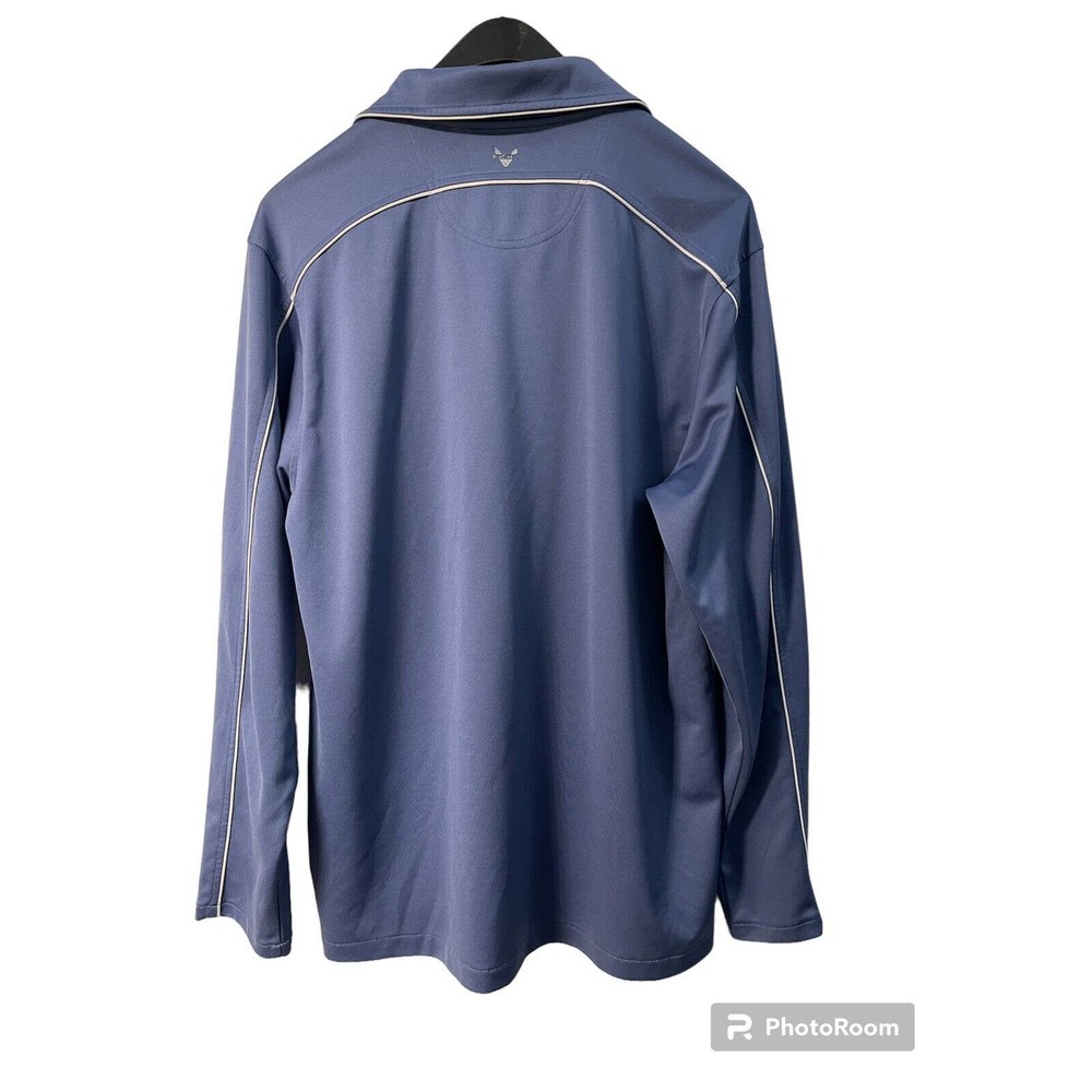 Callaway X Series Blue Lightweight 1/4 Zip Long Sleeve Size L - Picture 10 of 12